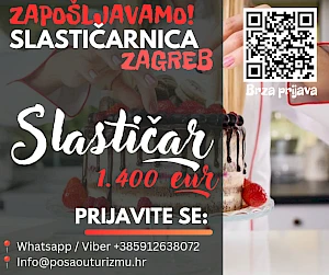 SLASTIČAR/KA (m/ž) - CAFFE BAR / SLASTIČARNICE - ZAGREB