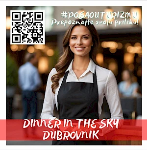 RESTORANSKA HOSTESA (ž) - DINNER IN THE SKY - DUBROVNIK