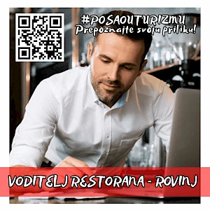 VODITELJ RESTORANA / A LA CARTE KONOBAR (m/ž) -  Restoran / Boutique Hotel 4*, Rovinj