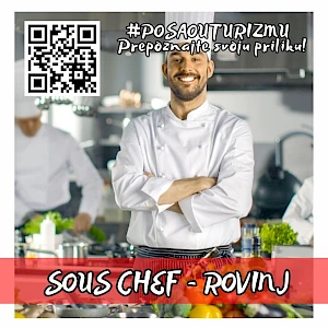 SOUS CHEF / SAMOSTALNI KUHAR (m/ž) -  Restoran / Boutique Hotel 4*, Rovinj