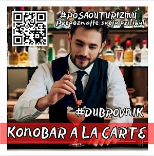 KONOBAR À LA CARTE (m/ž) - Mediteranski A la carte restoran, Dubrovnik