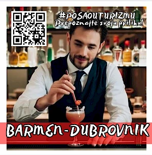 BARMEN (m/ž) - Mediteranski A la carte restoran, Dubrovnik