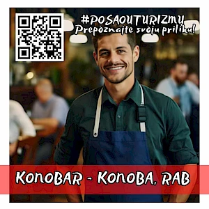 KONOBAR À LA CARTE (m/ž) - Konoba, Rab