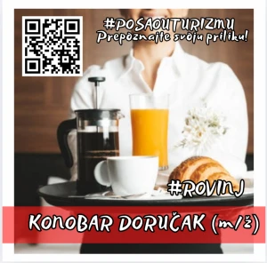 KONOBAR ZA DORUČAK (m/ž) – Boutique Hotel, Rovinj