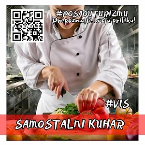 SAMOSTALNI KUHAR (m/ž) - Mediteranski restoran Vis