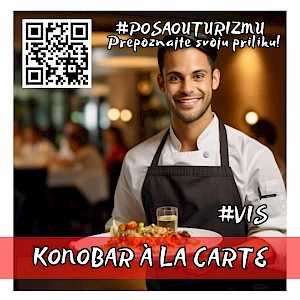 KONOBAR À LA CARTE (m/ž) - Mediteranski restoran Vis