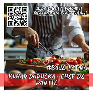 KUHAR DORUČKA / CHEF DE PARTIE (m/ž) - Luksuzni boutique hotel 5* | À la carte restoran, Buje