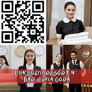 BELLBOY (m) - Luksuzni Resort 4*, Crna Gora, Bar