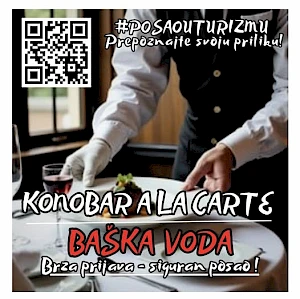 KONOBAR A LA CARTE (m/ž) - Steak House & Wine Bar, Baška Voda