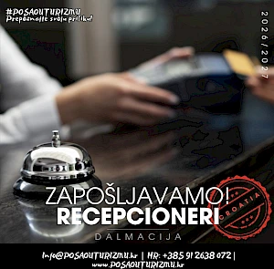 RECEPCIONAR/RECEPCIONARKA (m/ž) - ACI Marina, Palmižana