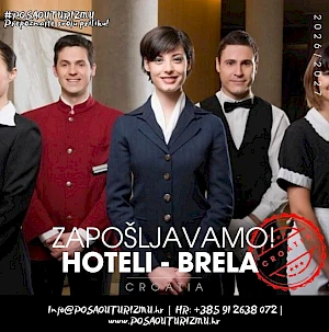 RECEPCIONAR (m/ž) - Hoteli 4* i 5*, Brela