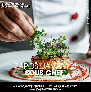 KUHAR / SOUS CHEF (m/ž) - Restoran, Split