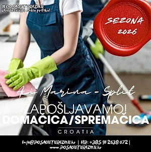 DOMAĆICA / SPREMAČICA (m/ž) - ACI Marina, Split