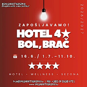 KUĆNI MAJSTOR (m/ž) - Boutique Heritage Hotel 4* - Bol, Otok Brač