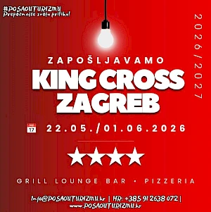 POMOĆNI KUHAR / SALATE (m/ž) - Grill Lounge Bar, King Cross, Zagreb