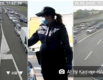 KILOMETARSKE KOLONE NA GRANICI NAKON NEOČEKIVANE ODLUKE JANŠINE VLADE U Hrvatsku ušle stotine Slovenaca, jutros se na prijelazima čekalo i tri sata